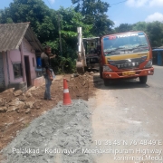 Road restoration work