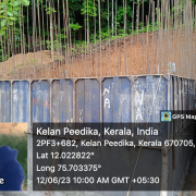 At Vilamana GLSR 2nd Lift Concrete work on progress