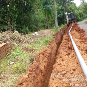 90mm pvc laying 