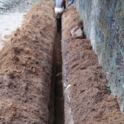 Pipe  laying work