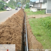  laying of 250 mm DI k9 pipe