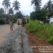 Road restoration work