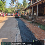 Road restoration work