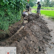 90mm pvc laying 