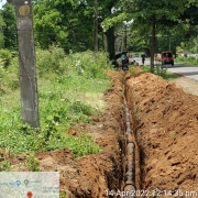 200mm DI k9 pipe laying work