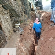 110mm PVC Pipe laying