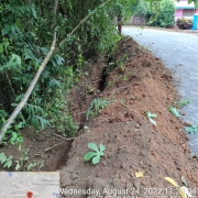 Laying of 90mm pvc