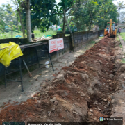 63 mm PVC pipe laying at Church Nagar- Branch Road