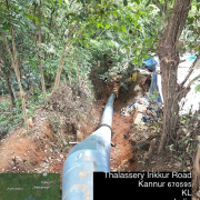 500 MM DI & MS PIPE ON Gravity Line