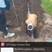 Alappuzha Municipality Amruth 2.0 Ward 38 Kuthirapanthi 110mm PVC pipe laying work