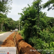 200mm DI k9 pipe laying work