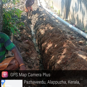 Alappuzha Municipality- 110mm PVC pipe laying work( ward 27)
