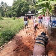 Pipe  laying work