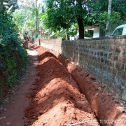 Pipe  laying work