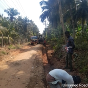 Road restoration work 