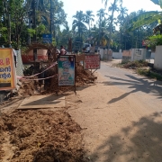 Pipe laying work on 15-11-2020