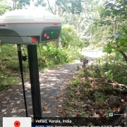 Survey in progress at Vellad in Naduvil Panchayath