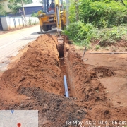 Laying of 300 DI is in progress 