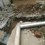 Pipe  laying work