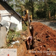 140mm 8kg PVC pipe laying work