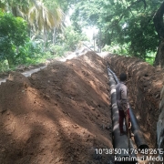 450mm DI, 250mm DI pipe laying 
