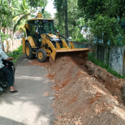 Harippadu muncippality 14 ward pipe laying work is completed