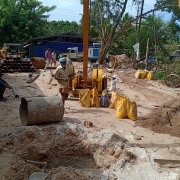 Piling work on 26-06-2020