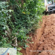 90mm pvc laying