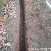 Pipe  laying work