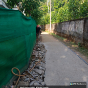 Concrete Demolishing work at Shanthi Nagar - SC Colony