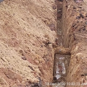Pipe  laying work