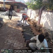 Interlock road restoration at kothakulangara