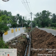 200mm,300mm DI k9 pipe laying work