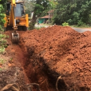 400 mm Gravity main -Chirakkal-Kattampally-Mayyil-Kololam Road