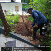 House connection work is on progress @ keezhallur zone-1