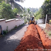 Pipe  laying work