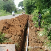 aying of250mm DI k9 pipe 