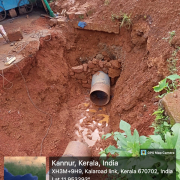 MS JOINING WORK AT TRANSMISSION WORK AT KOLACHERRY GRAVITY