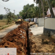 90mm 10kg PVC pipe laying 