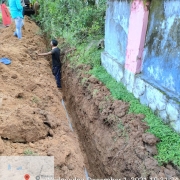 90mm PVC laying 