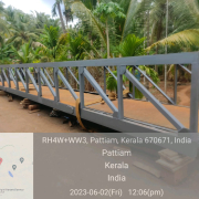 Steel bridge Construction at marappalam
