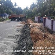 Road restoration work 