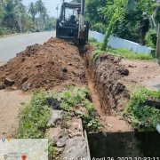 Laying of 200mm DI