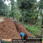 JJM MANGATTIDAM DISTRIBUTION PIPE LAYING
