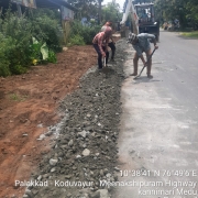 Road restoration work