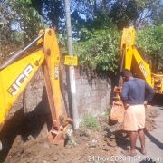 Pipe  laying work