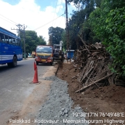 Road restoration work 