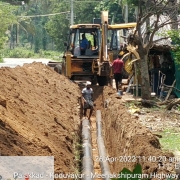 200mm 300mm DI k9 pipe laying