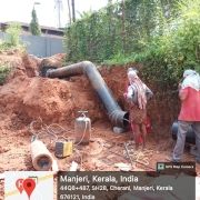 MS pipe line work at Cherani