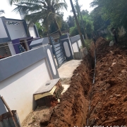 90mm PVC laying